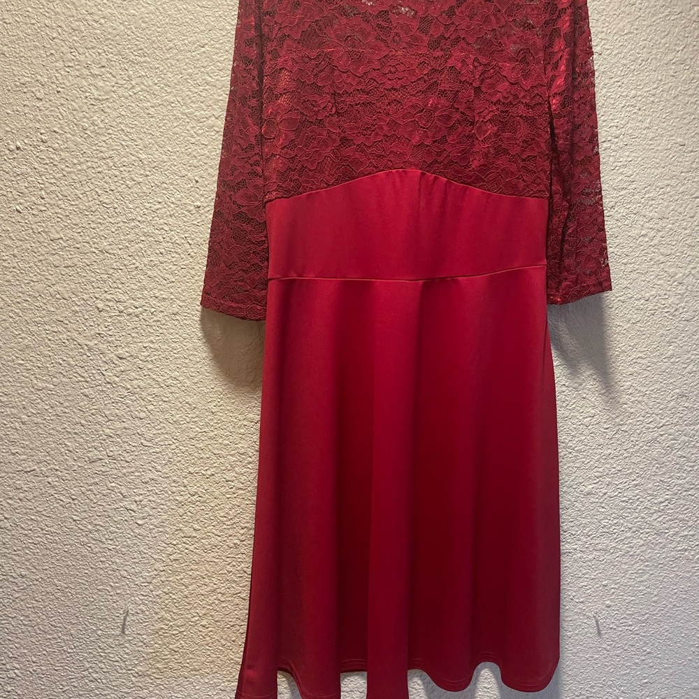 Laksmi Red Lace Top